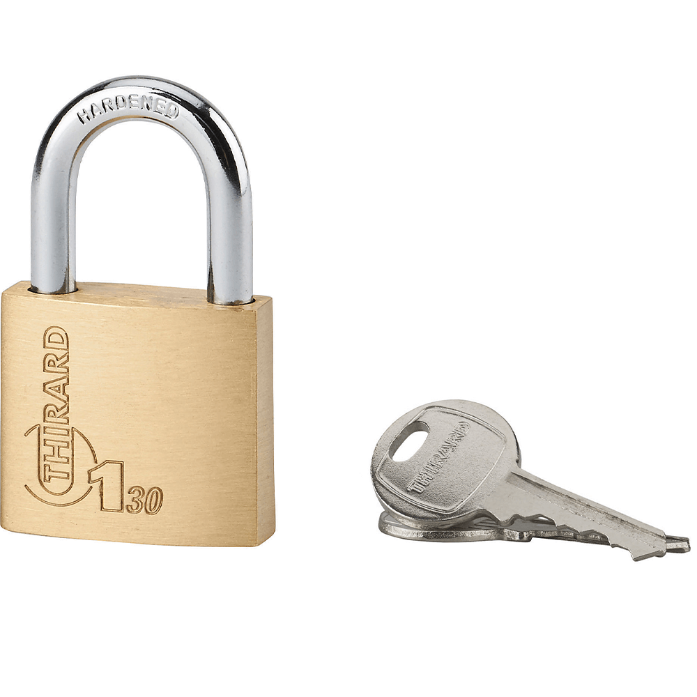 Oferte la Lacat din alama, Thirard Type 1, l 30mm, 2 chei