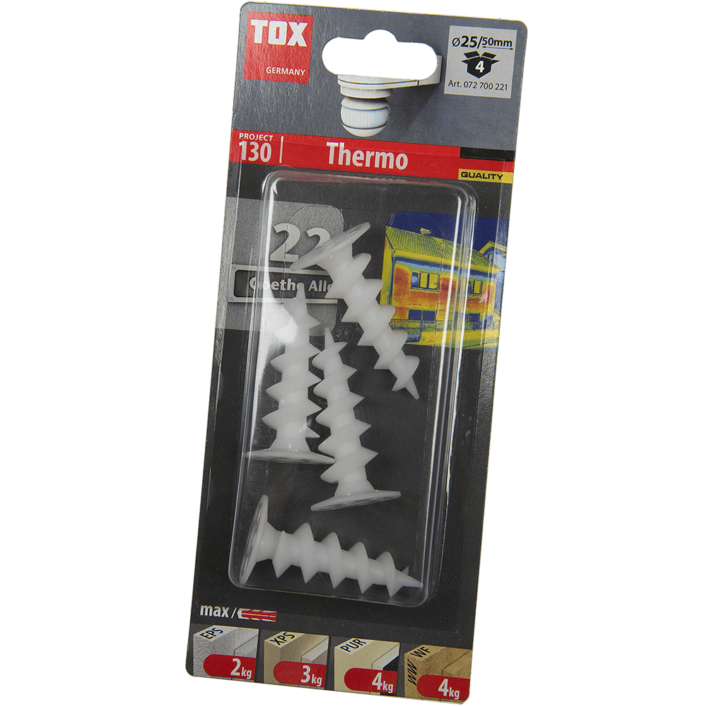 Oferte la Diblu autoforant Thermo A-ISOL, pentru placi izolatoare, Ø 19 mm, L 50 mm, 4 buc