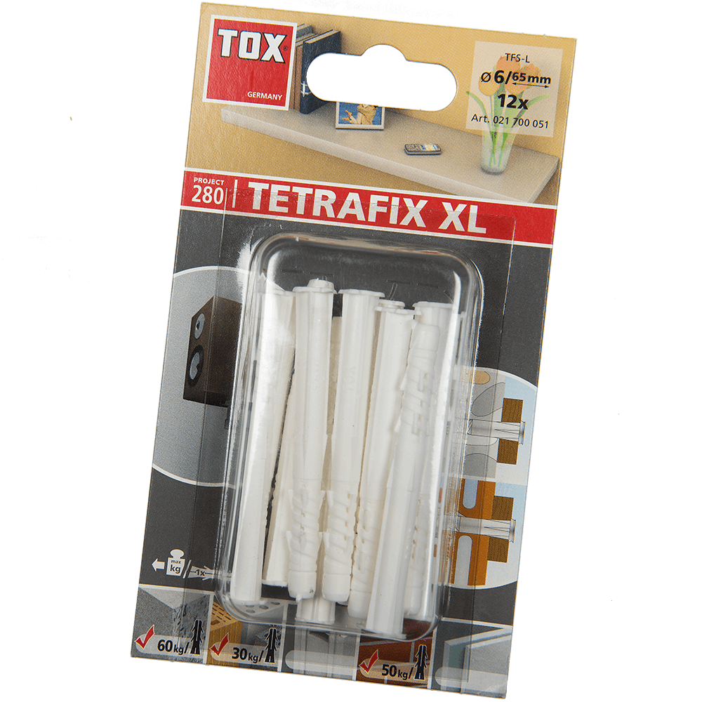 Oferte la Diblu Tetrafix XL TFS-L, 6 x 65 mm, 12 buc
