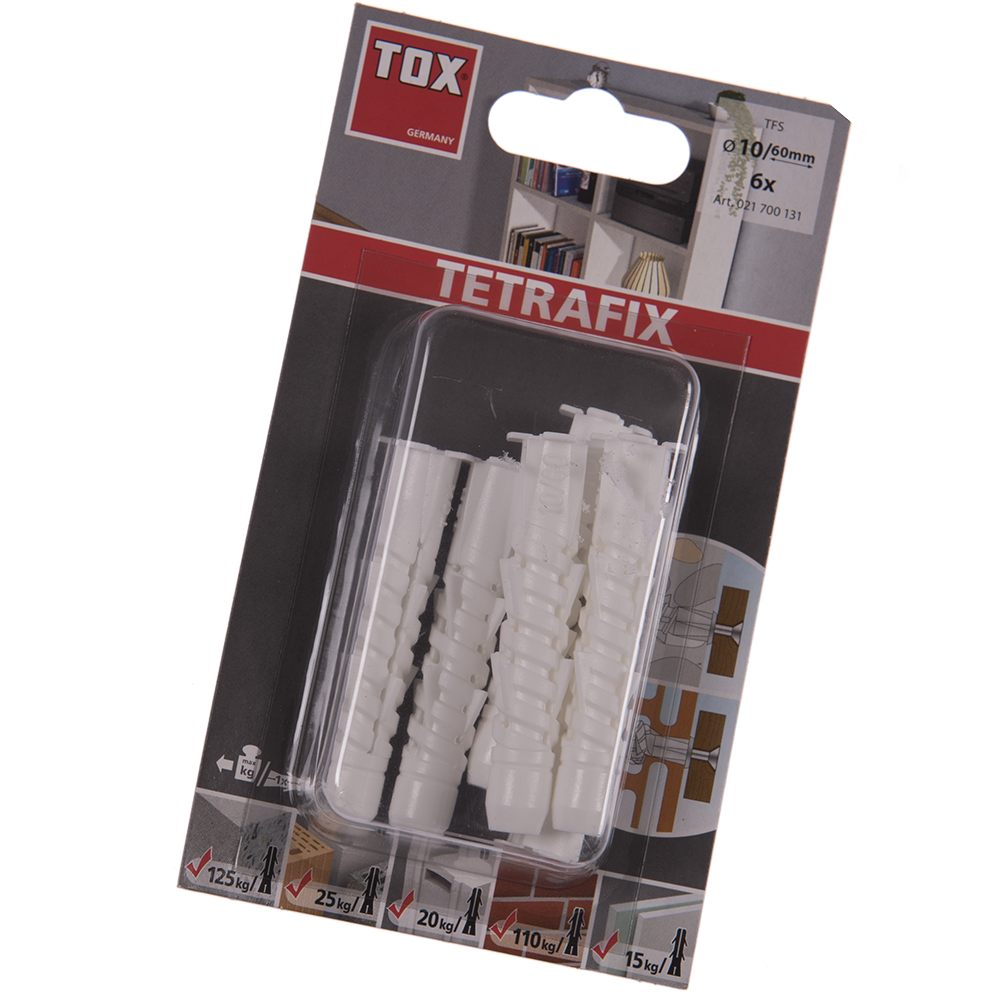 Oferte la Diblu Tetrafix TFS, plastic, 10 x 60 mm, 6 buc