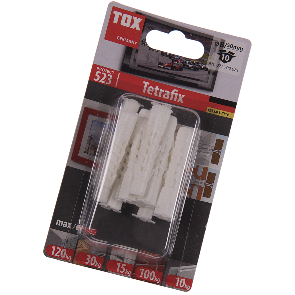 Oferte la Diblu Tetrafix TFS, plastic, 8 x 50 mm, 10 buc