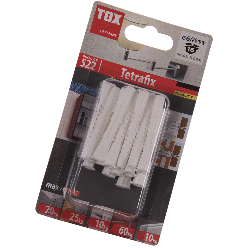 Oferte la Diblu Tetrafix TFS, plastic, 6 x 50 mm, 16 buc