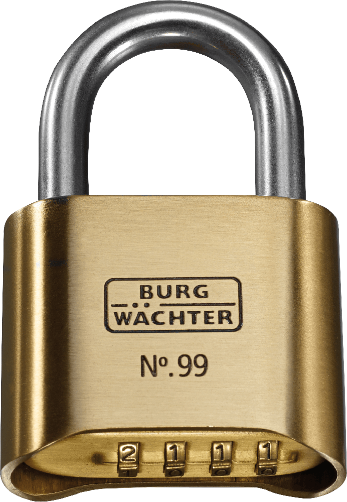 Oferte la Lacat din alama, Burg Wachter 99 Ni 50 SB, l 50mm, cu cifru si cheie