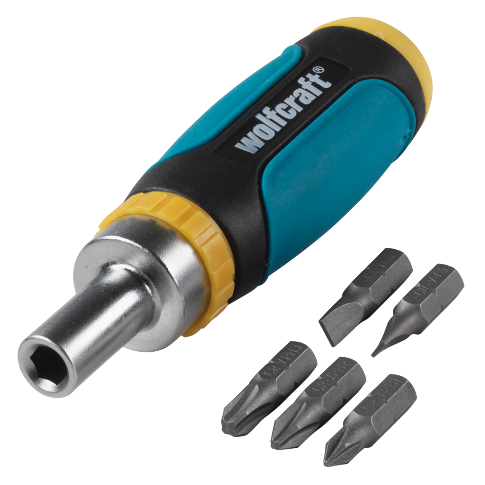 Oferte la Surubelnita cu clichet, dreapta, PH, Wolfcraft, 5 biti, 6,3mm