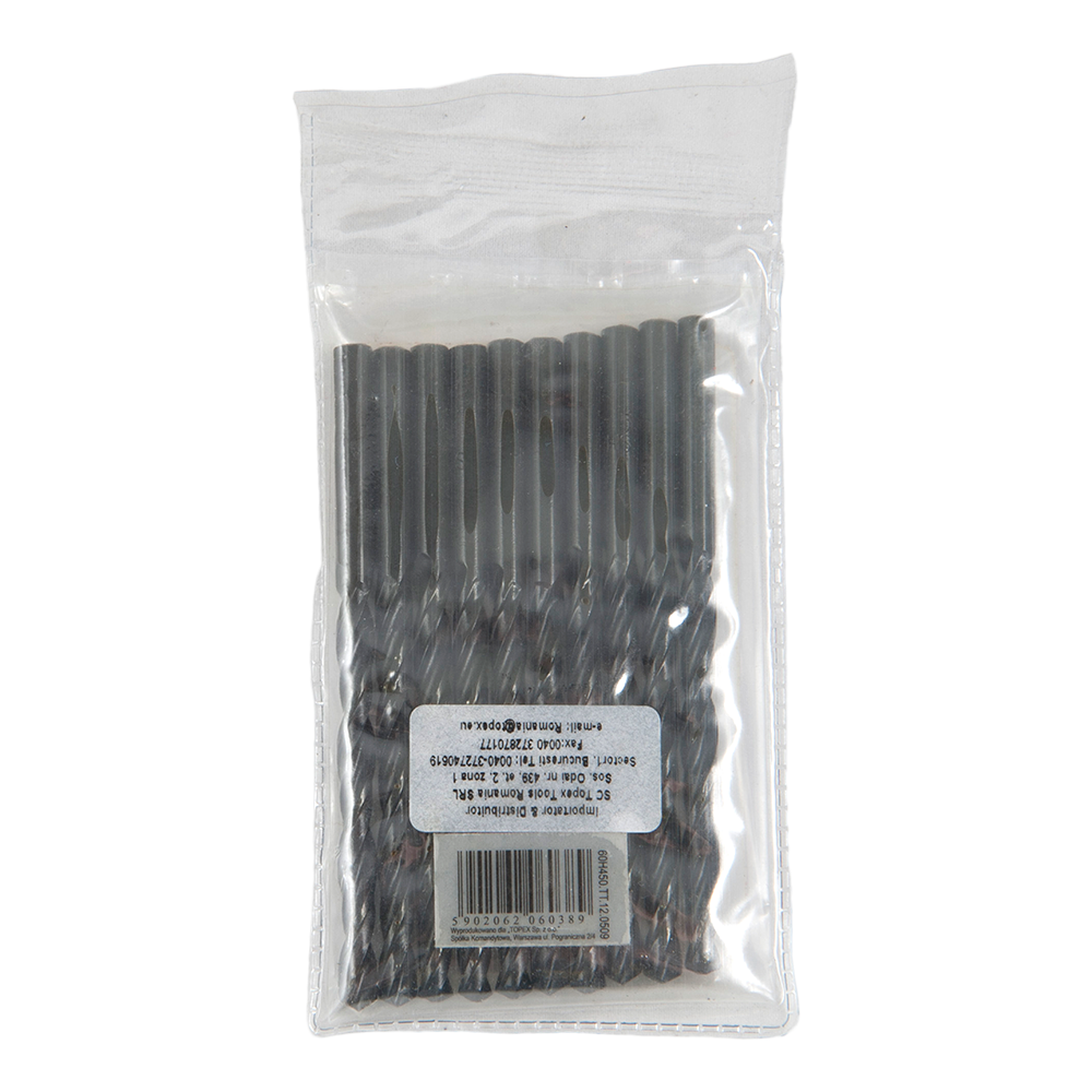 Oferte la Set 10 burghie Top Tools, Hss 60H450, pentru metal, 5 mm