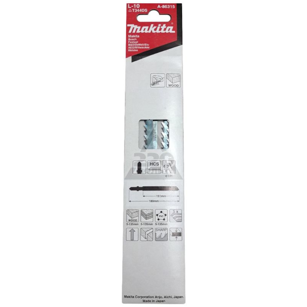 Oferte la Set 5 lame Makita pentru fierastrau vertical pentru lemn, 180 mm