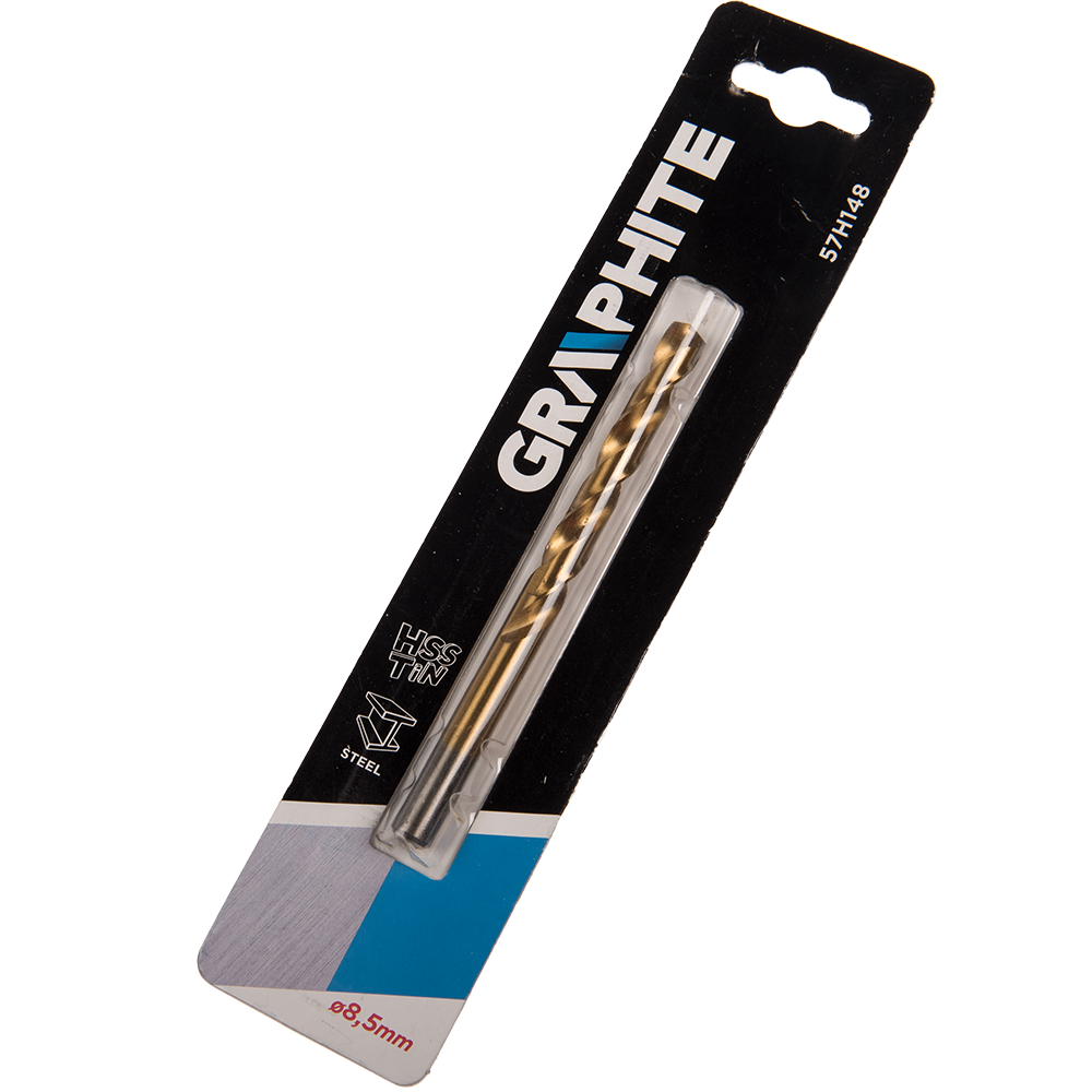 Oferte la Burghiu Graphite, HSS-TiN, pentru metal, 8,5 mm