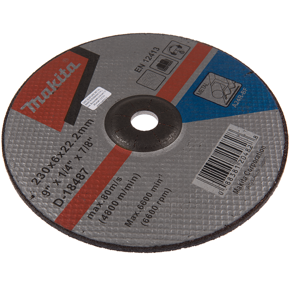 Oferte la Disc slefuire metal, Makita D-18487, 230 x 22.2 x 6 mm