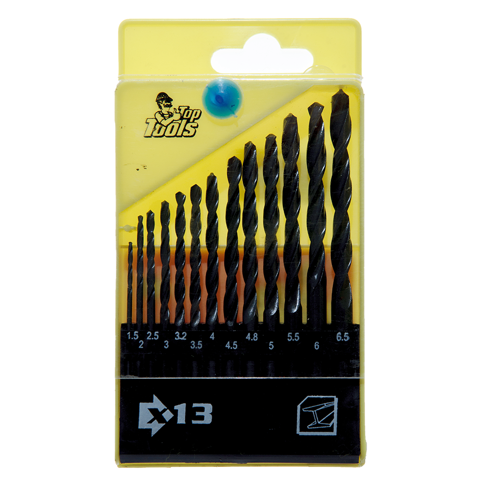 Oferte la Set 13 burghie Top Tools, Hss 60H713, pentru metal, 1,5-6,5 mm