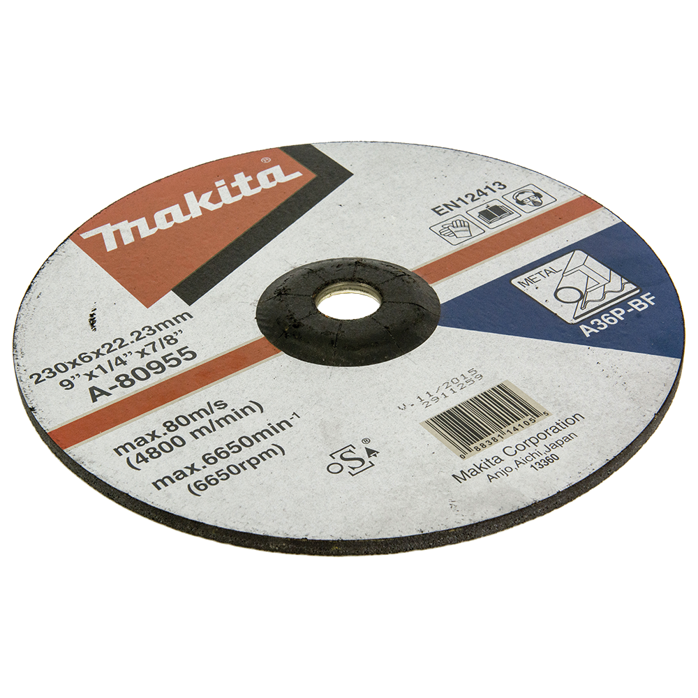 Oferte la Disc slefuire otel Makita, 230 mm, granulatie A36P X
