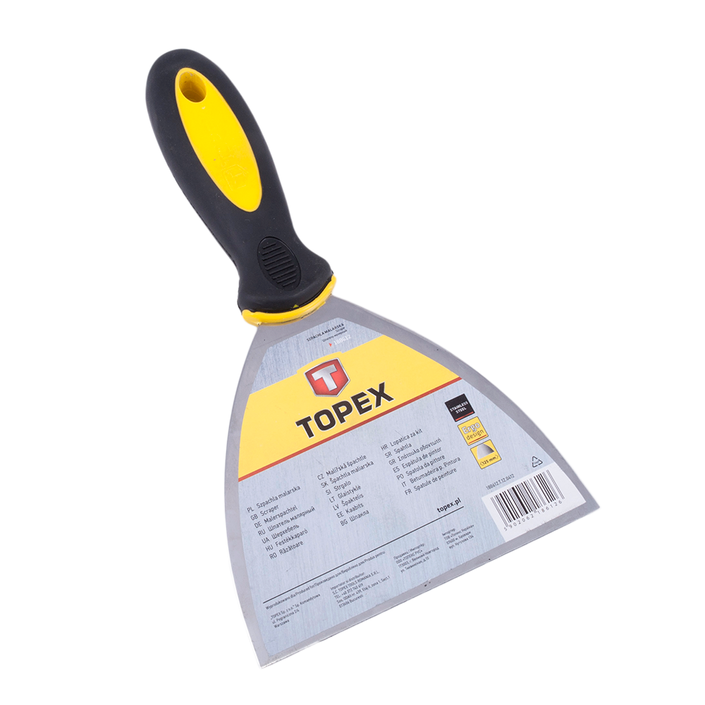 Oferte la Spaclu din inox Topex 18B612, 125 mm