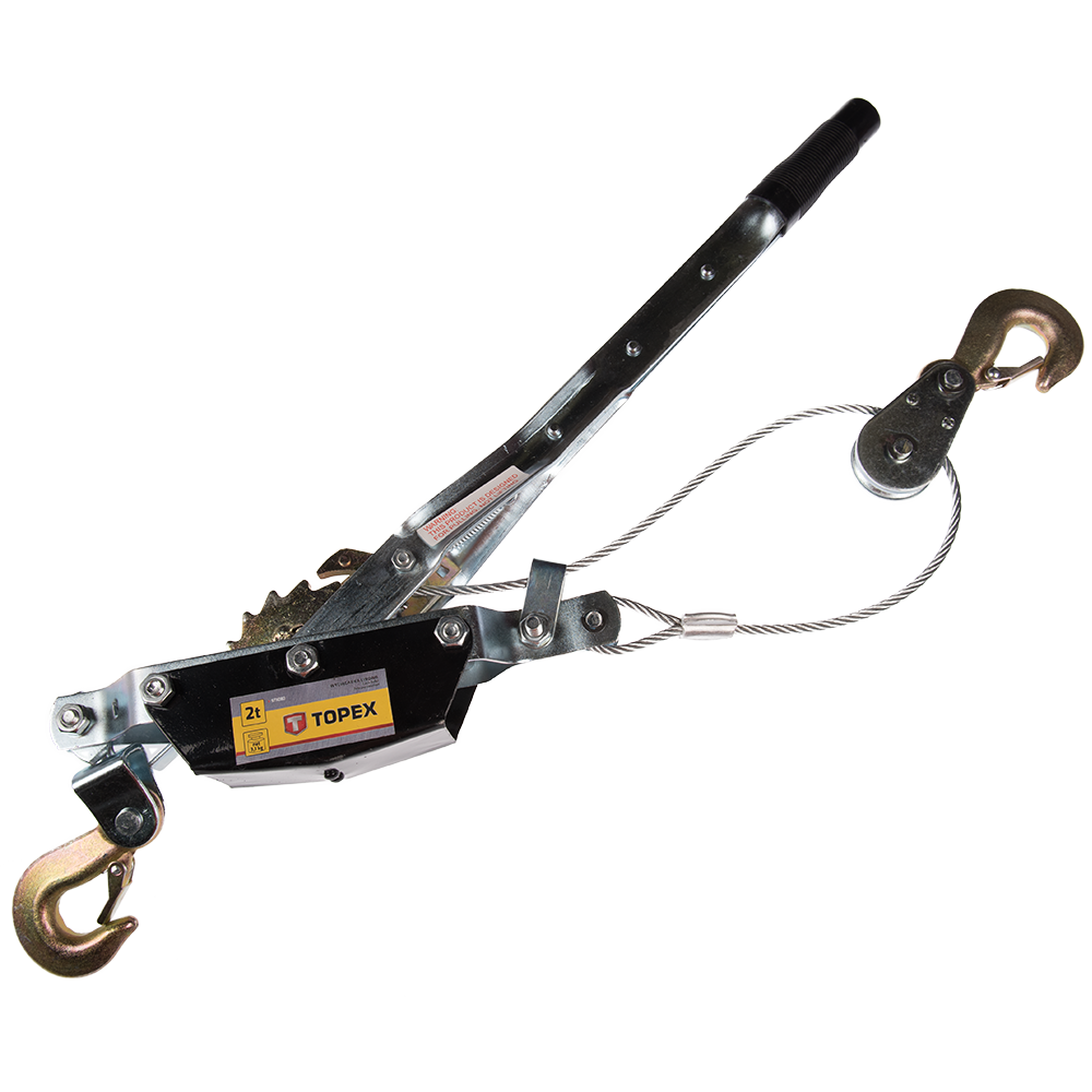 Oferte la Palan manual cu cablu si frana Topex 97X080, 2000 kg, 2.5 m