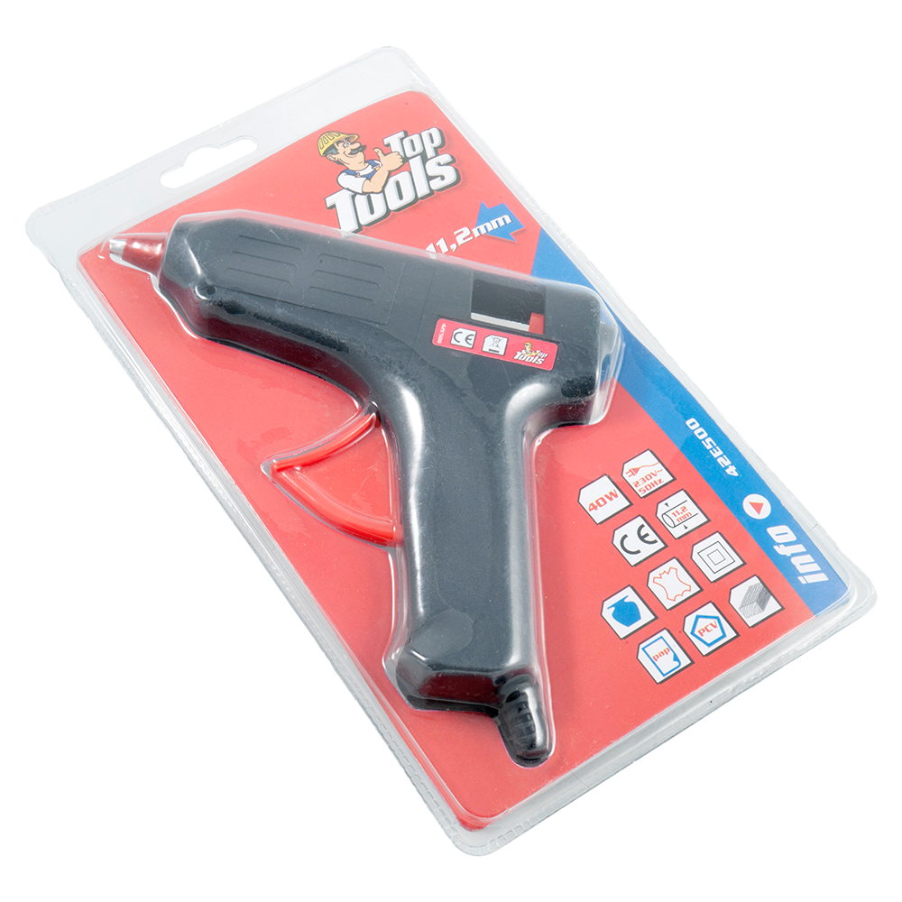 Oferte la Pistol de lipit cu batoane PVC/PE Top Tools 42E500, 40W, 230V