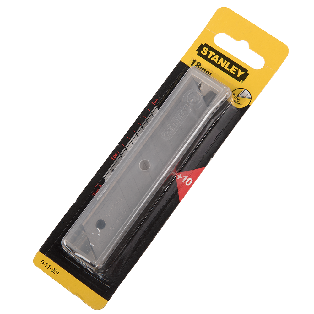 Oferte la Lame cutter segmentate Stanley 0-11-301, 18 mm, 10 bucati 