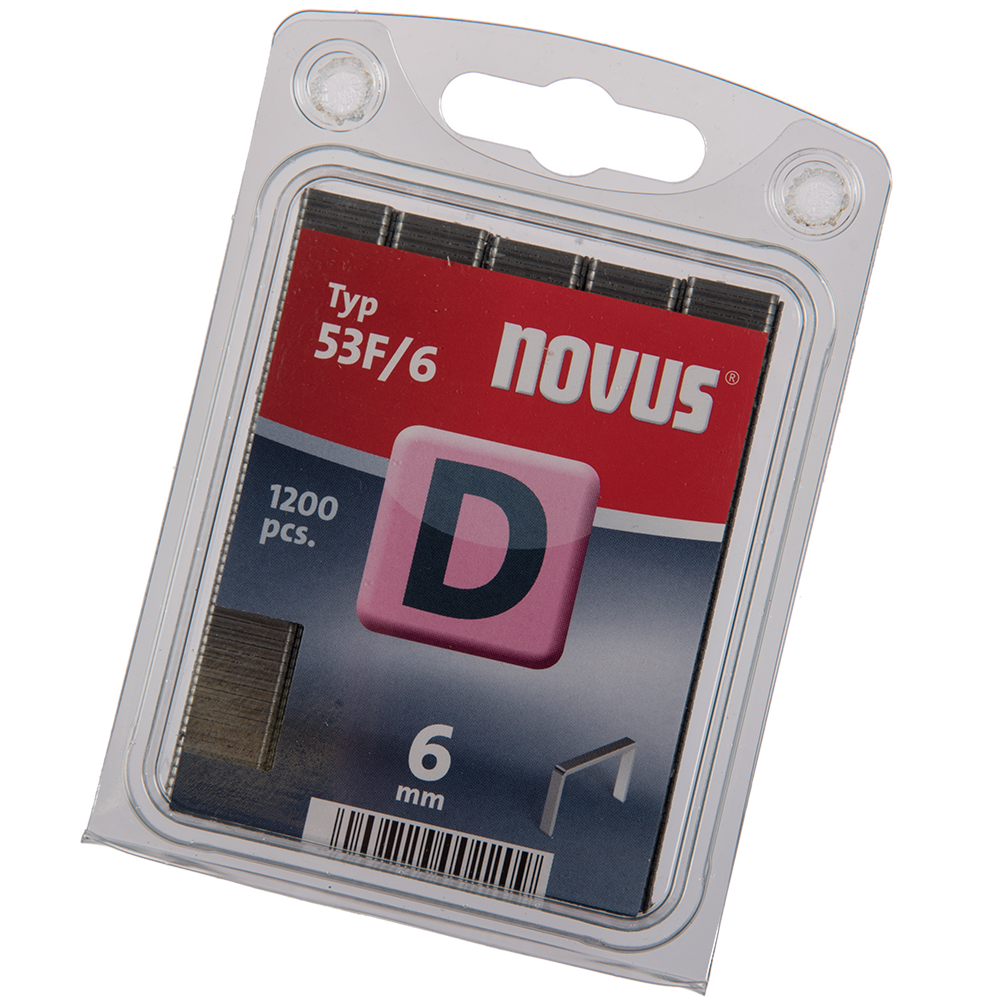 Oferte la Capse Novus D53F, pentru capsatoare manuale si electrice, zinc, 11,3 x 6 mm, 1200 buc