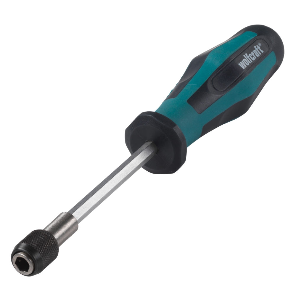 Oferte la Surubelnita lunga + adaptor pentru biti Wolfcraft, 197 mm