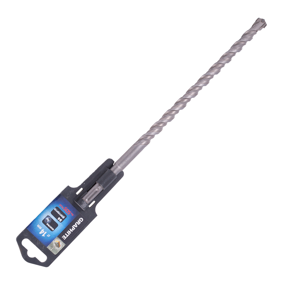 Oferte la Burghiu Graphite S4 tip Quarto, SDS-Plus, pentru beton, 14x310 mm