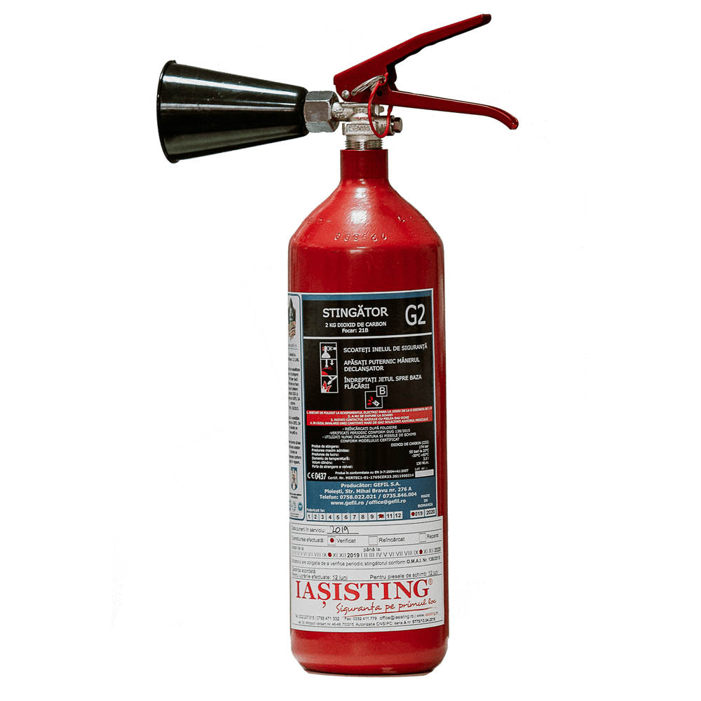 Oferte la  Stingator presurizat, cu CO2, tip G2, 3 L