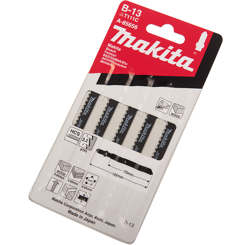 Oferte la Set 5 lame Makita pentru fierastrau pentru lemn, 80 mm