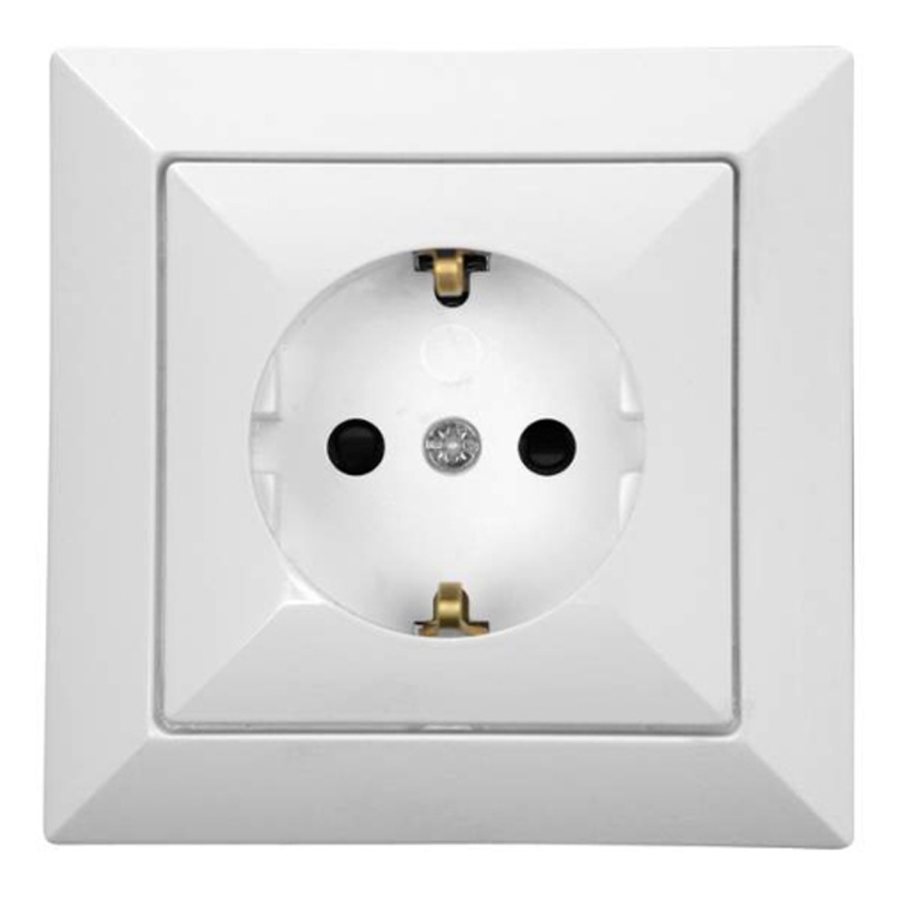 Oferte la Priza schuko simpla Perla, 16A, alba, incastrata
