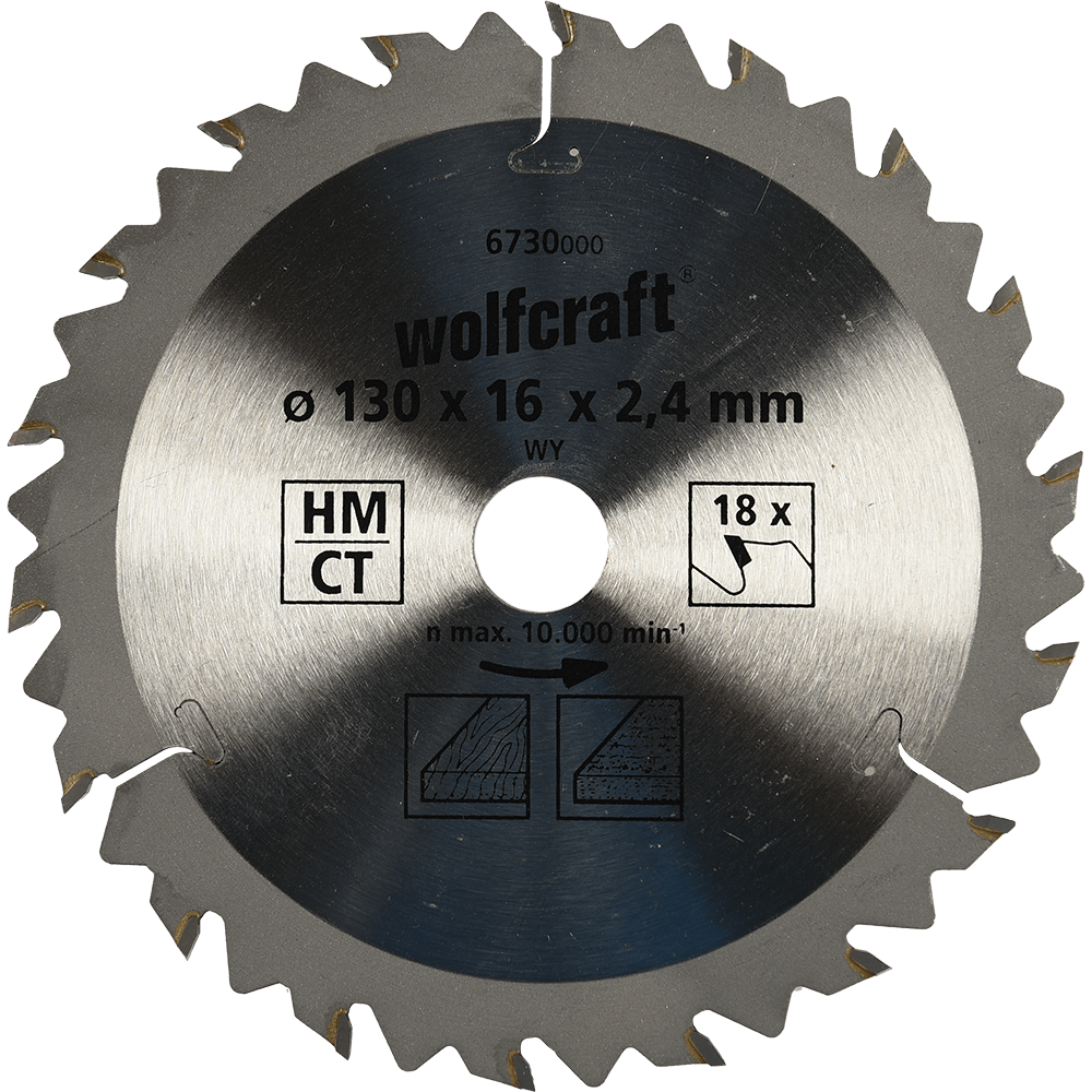 Oferte la Panza pentru fierastrau circular Wolfcraft, 18 dinti,130 mm
