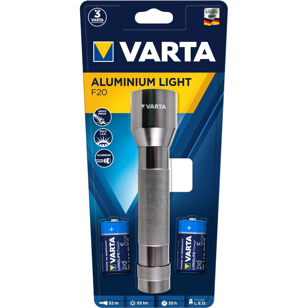 Oferte la Lanterna VARTA Multi Led Aluminium Light