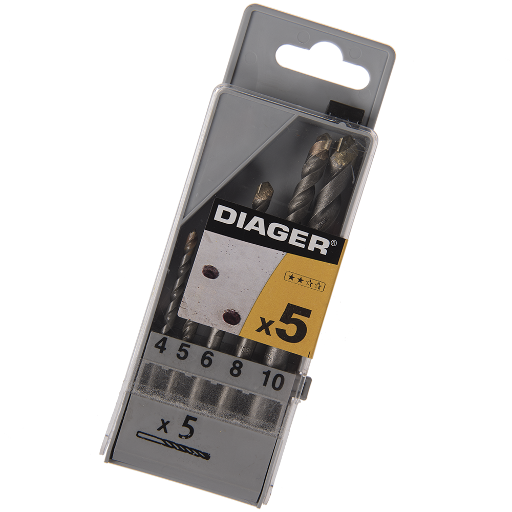 Oferte la Set 5 burghie Unior, pentru zidarie, 4 - 10 mm