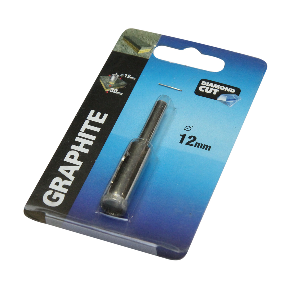 Oferte la Carota diamantata Graphite, mandrina standard, pentru ceramica, 12 mm