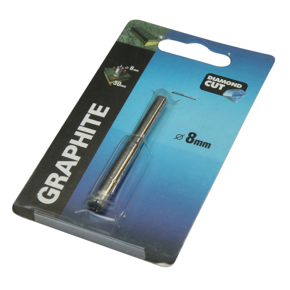 Oferte la Carota diamantata Graphite, mandrina standard, pentru ceramica, 8 mm