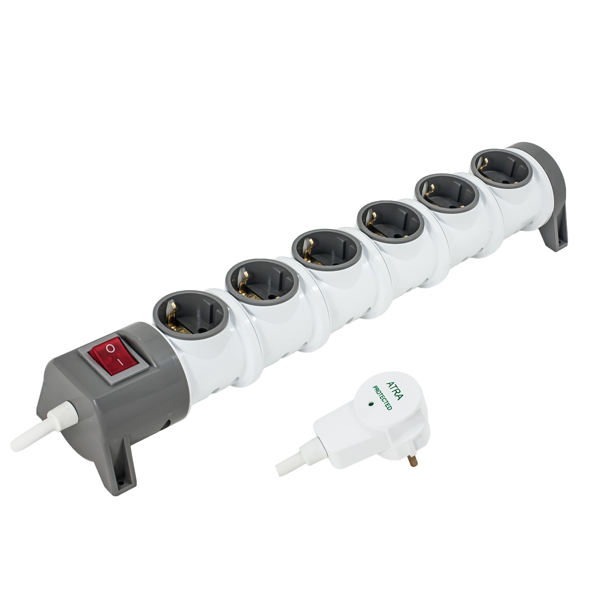 Oferte la Prelungitor cu 6 prize Atra, 230 V, LED, 3 m