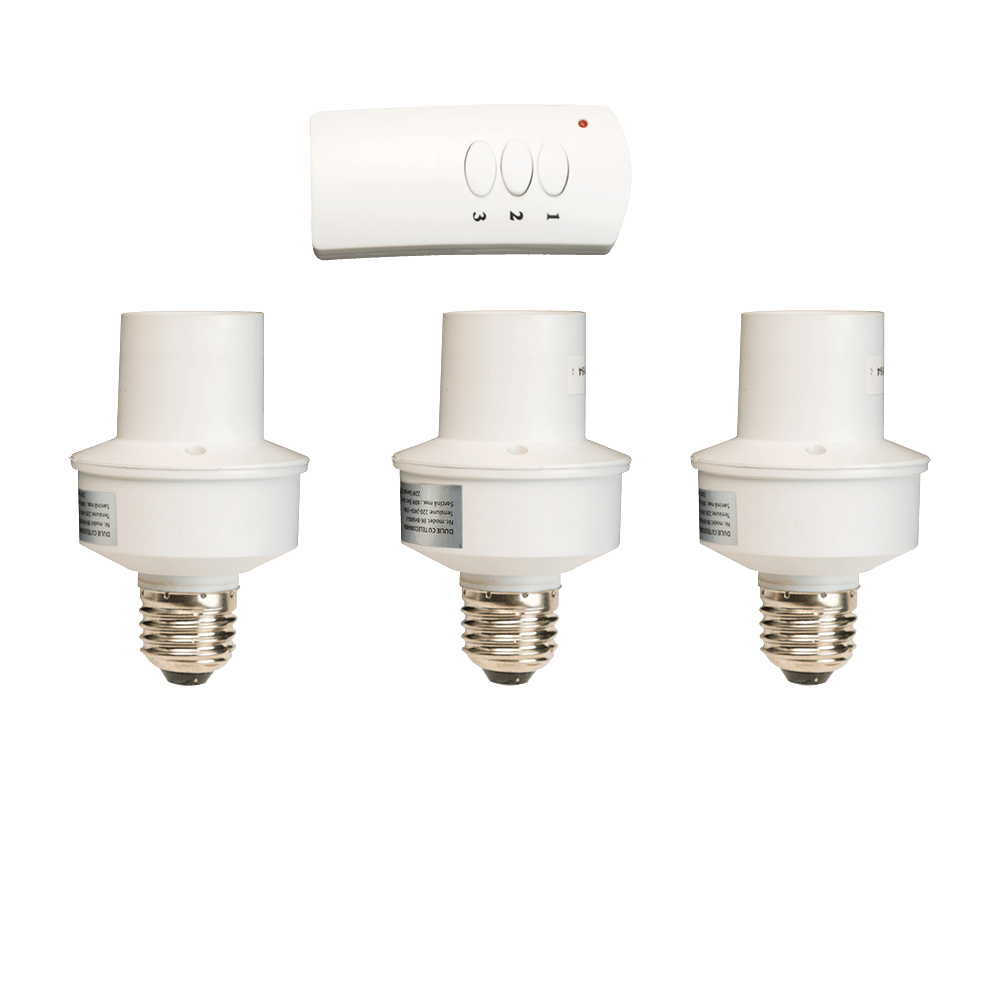 Oferte la Set 3 dulii cu telecomanda Benko, E27, baterii incluse