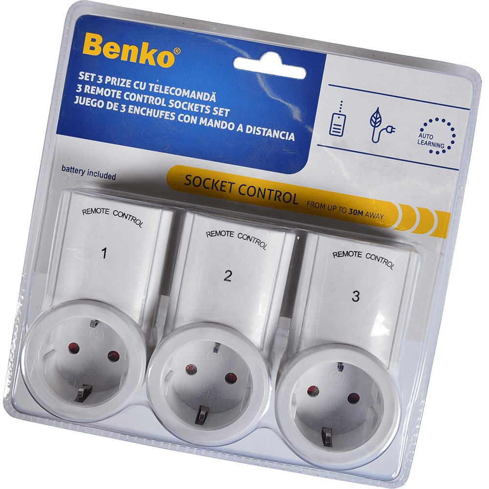 Oferte la Set 3 prize cu telecomanda Benko, distanta 30 m, 2300 W