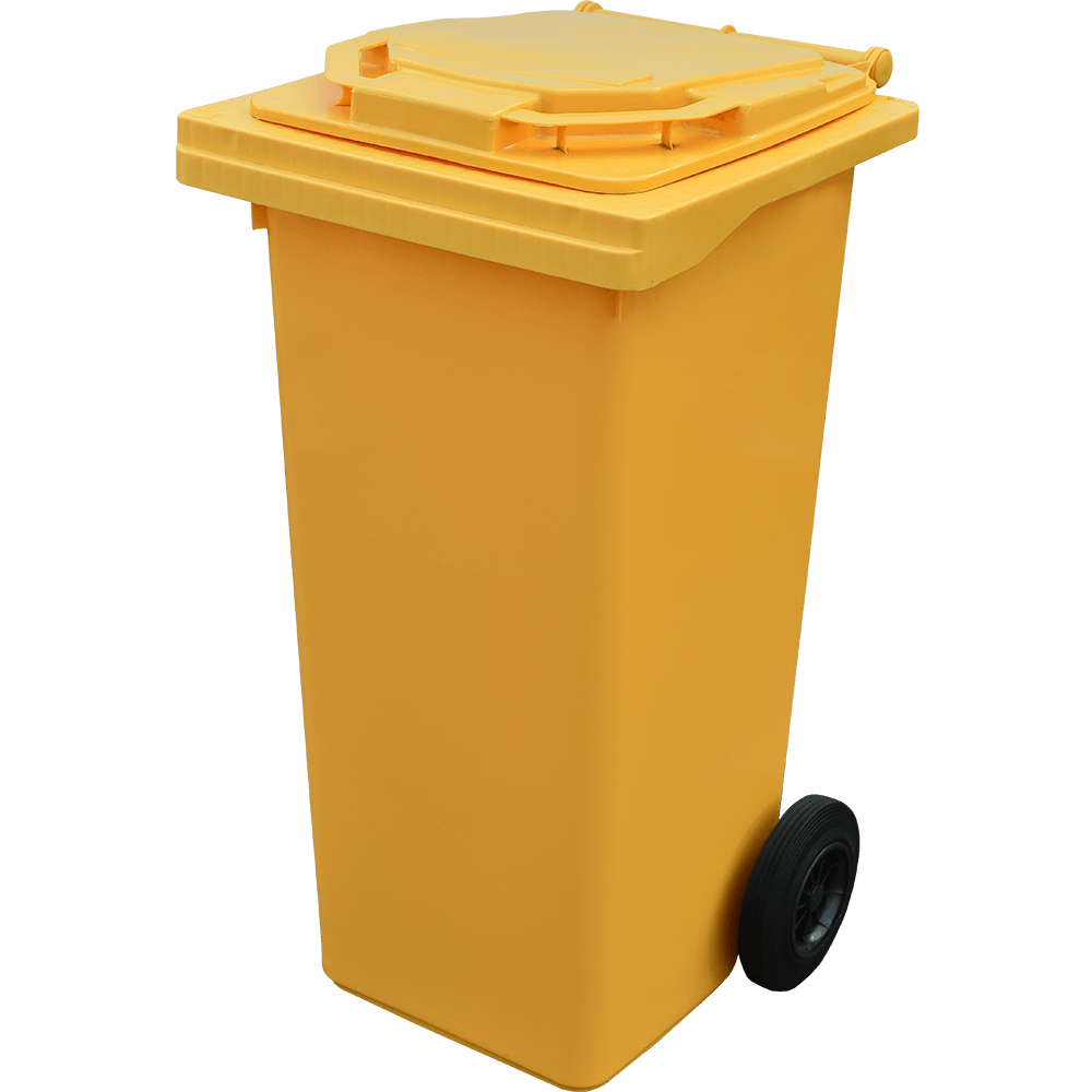 Oferte la Pubela cu rotile Napochim, galbena, 120 l