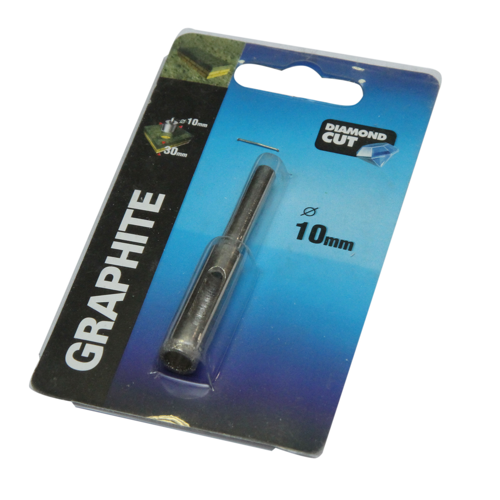 Oferte la Carota diamantata Graphite, mandrina standard, pentru ceramica, 10 mm 