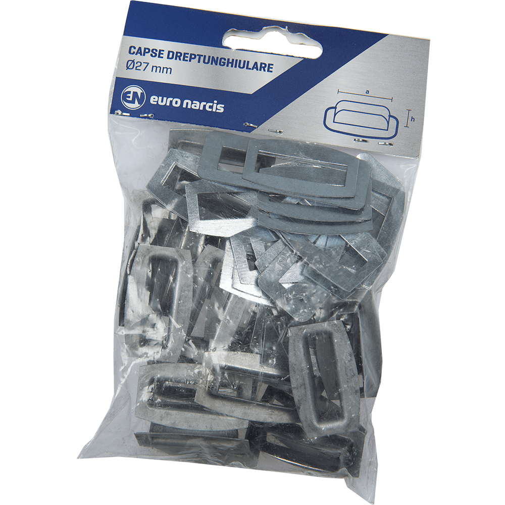 Oferte la Capse dreptunghiulare pentru prelata, 10,5 x 27 mm