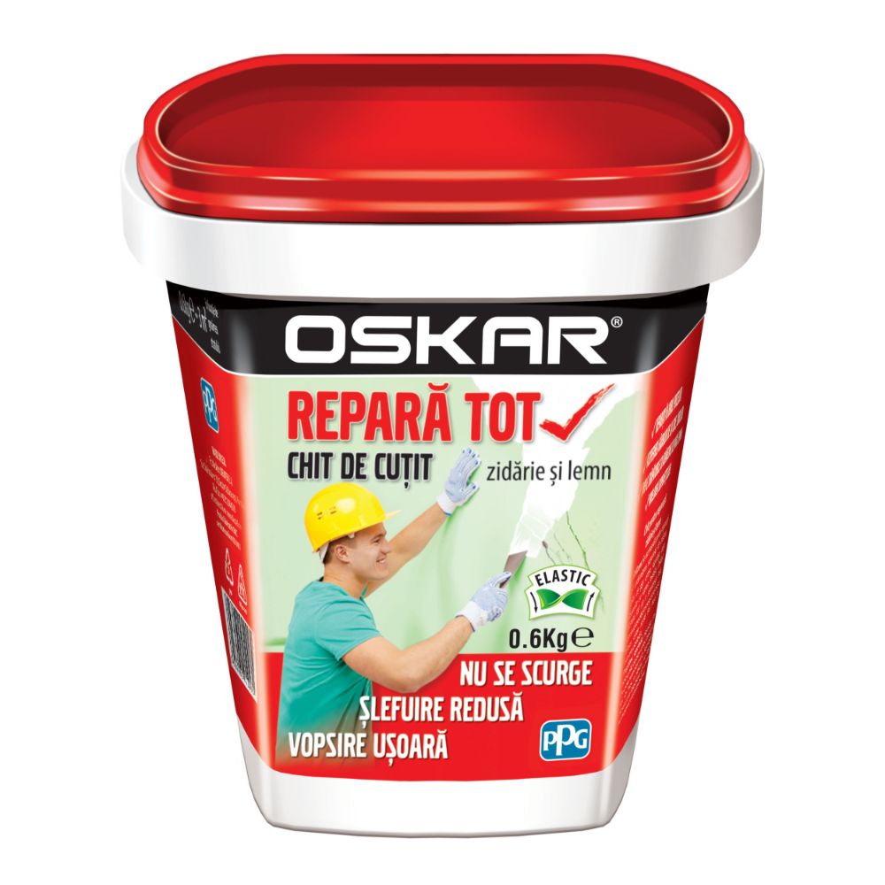 Oferte la Chit de cutit Oskar Repara Tot, interior/exterior, alb, 0.6 kg