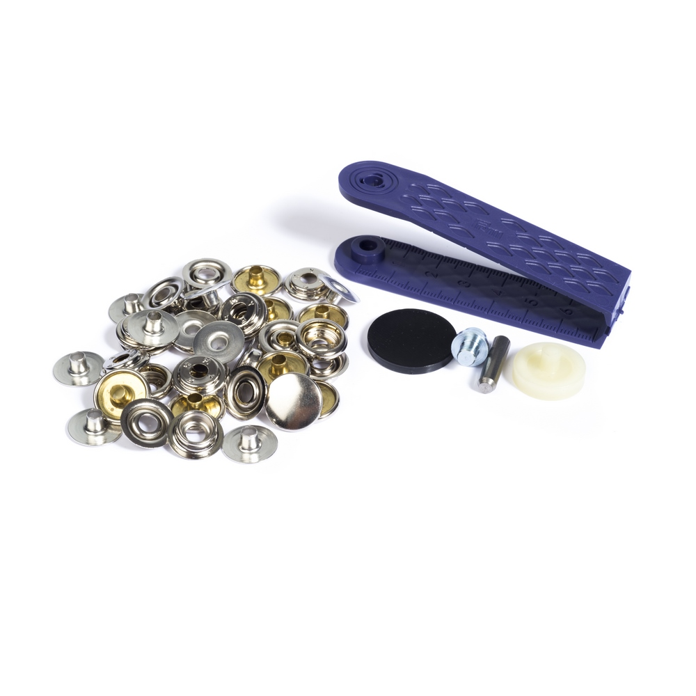 Oferte la Capse pentru articole sportive si camping cu dispozitiv montare, ø15 mm, set 10 buc