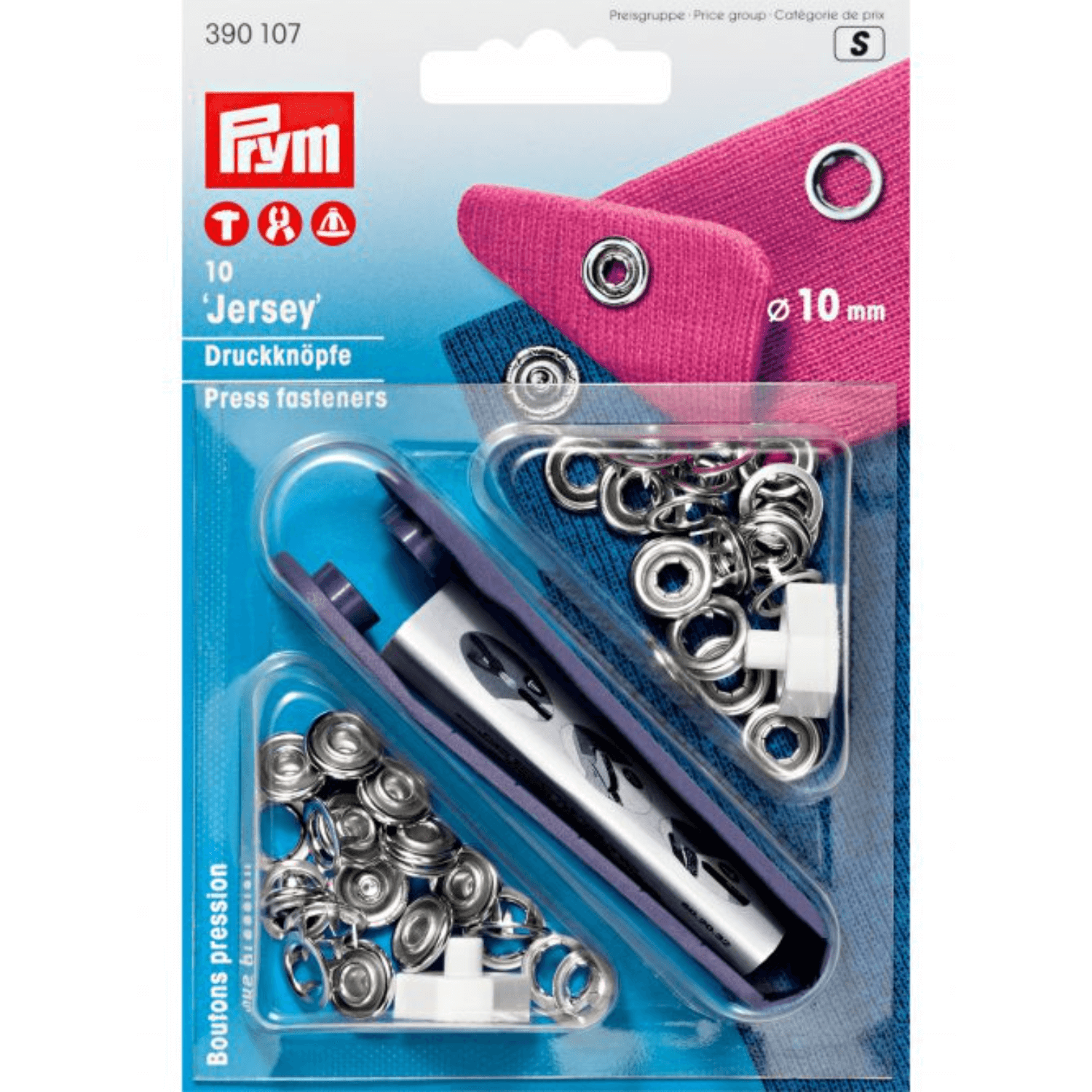 Oferte la Set capse pentru confectii + dispozitiv montare, Prym, ø 10 mm, 10 buc
