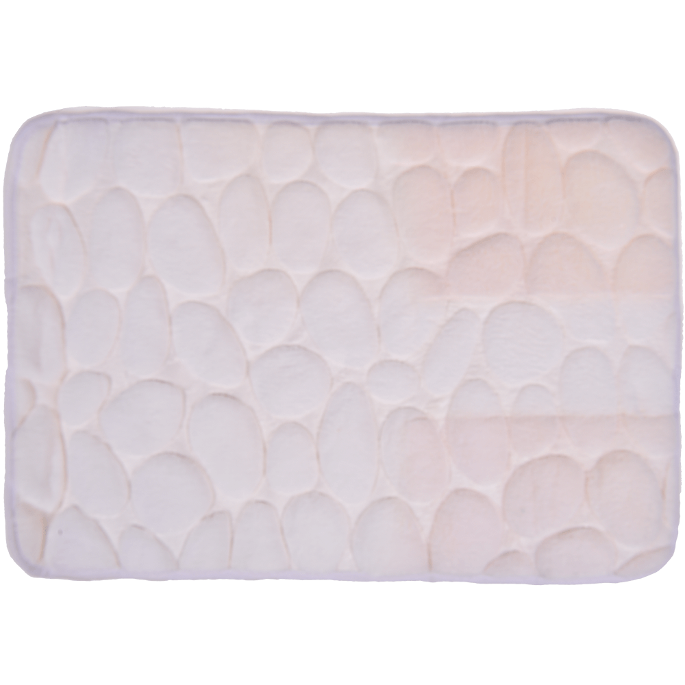 Oferte la Covoras de baie Romtatay, microfibra 100%, alb, 40 x 60 cm