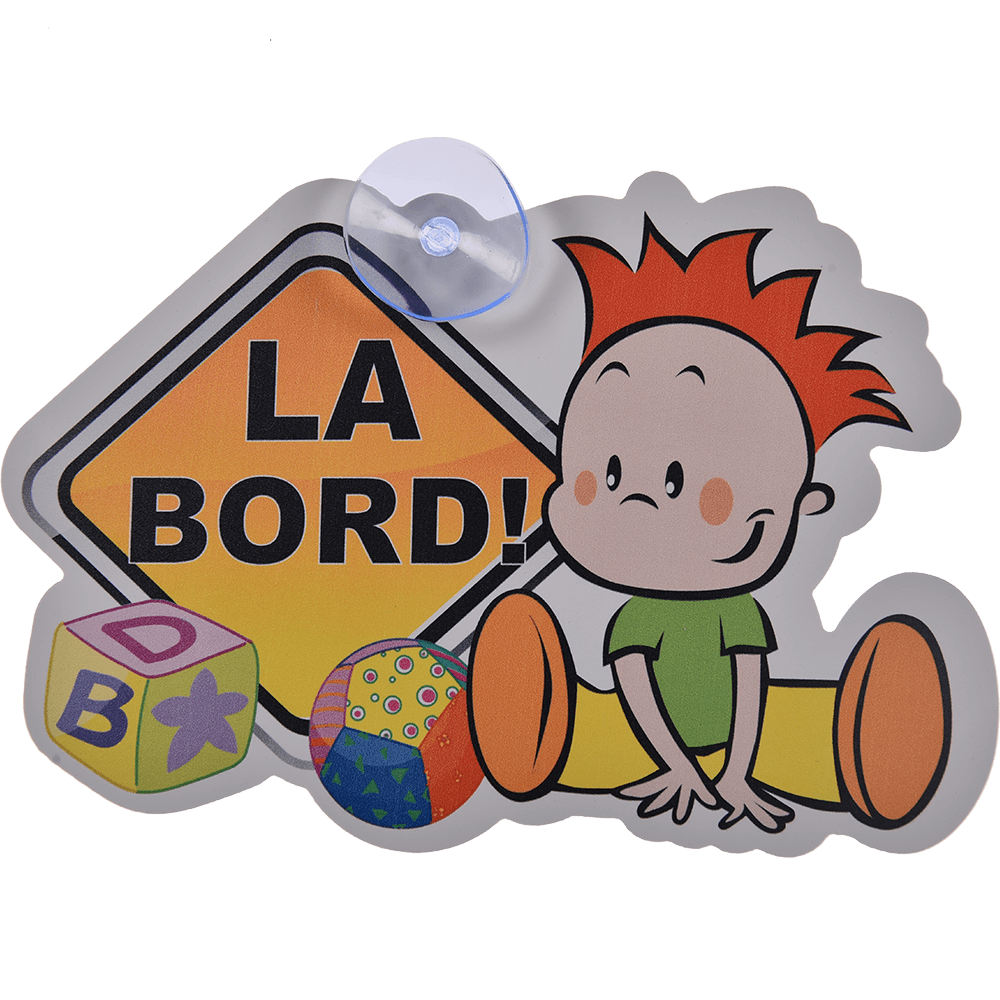 Oferte la Semn Bebe la bord, PVC, 12 x 12 cm