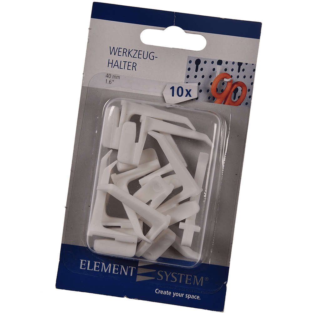 Oferte la Suport cuier accesoriu, alb, L: 40 mm