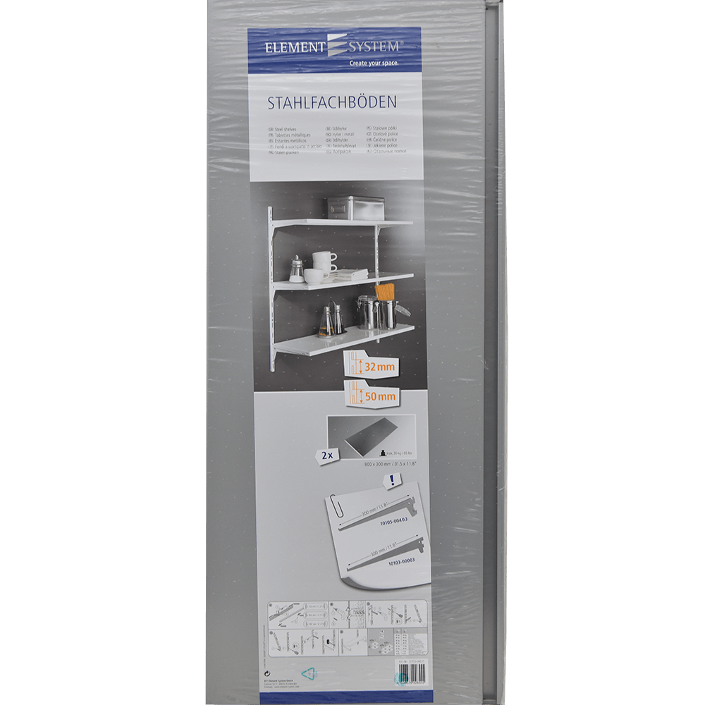 Oferte la Raft metalic, aluminiu, 800 x 300 mm, SET 2 BUC