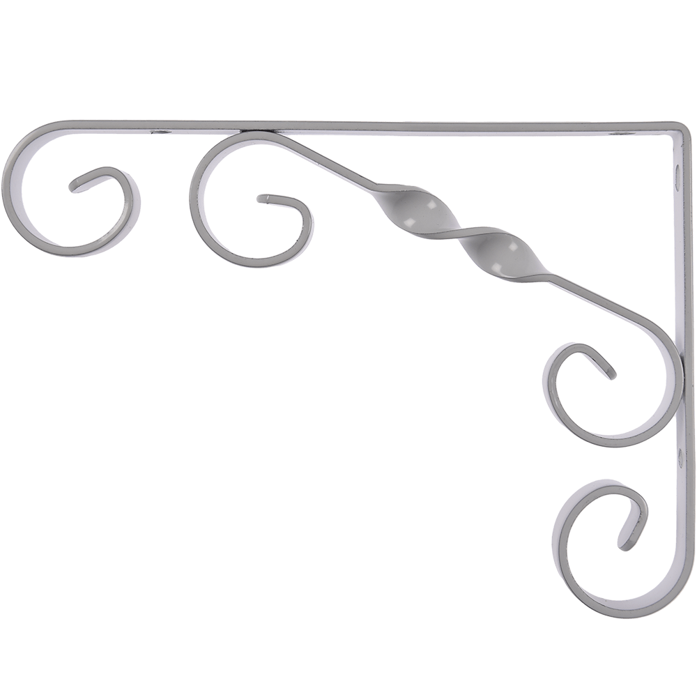 Oferte la Suport metalic, model forjat, alb,  180 x 130 mm