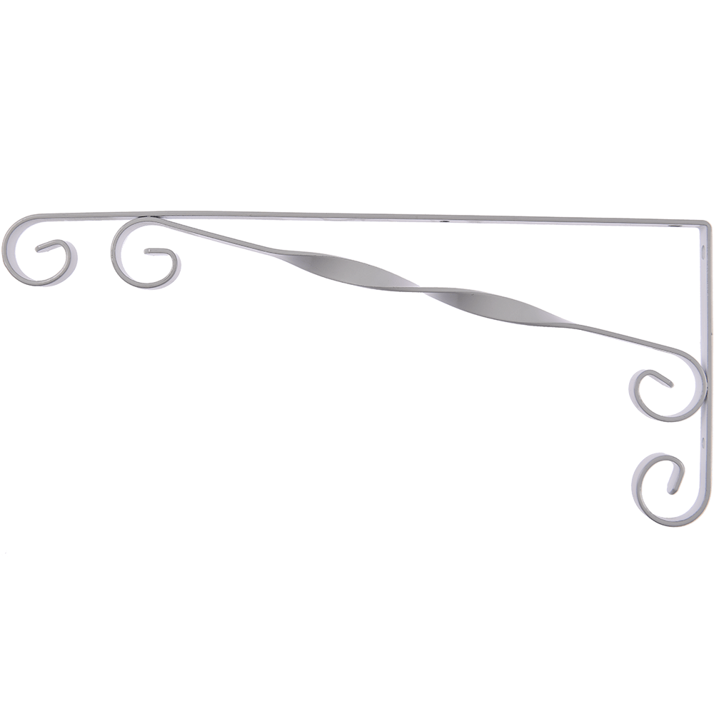 Oferte la Suport metalic, model forjat, alb,  350 x 150 mm