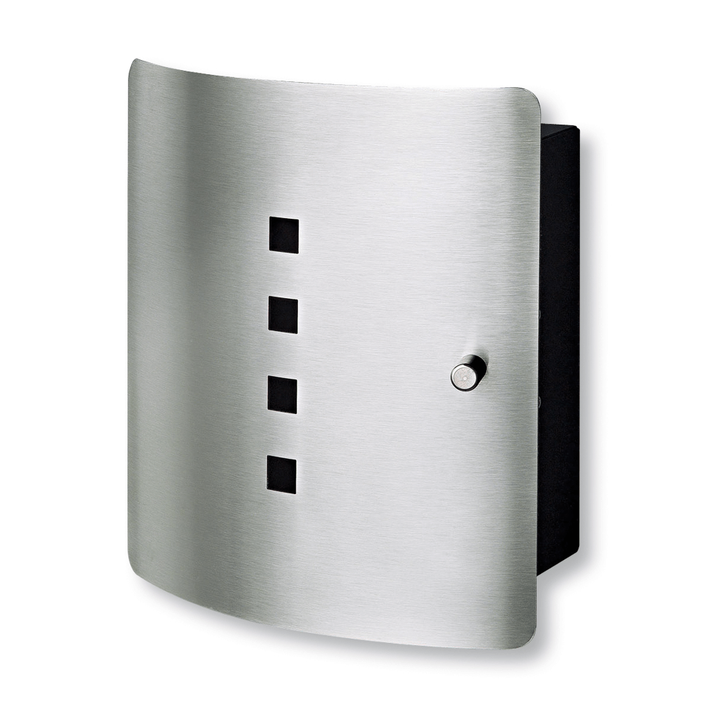 Oferte la Cutie de chei cu usa din otel inoxidabil, Quad, 240 x 210 x 70 mm
