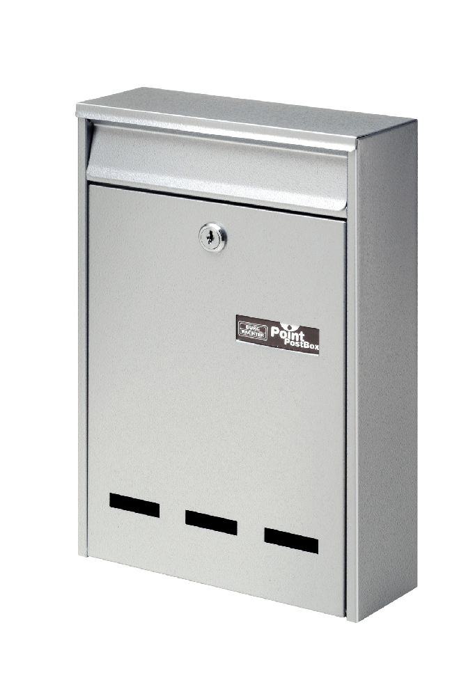 Oferte la Cutie postala interior/exterior Pointex, otel, argintiu, 2 chei, 315 x 215 x 75 mm