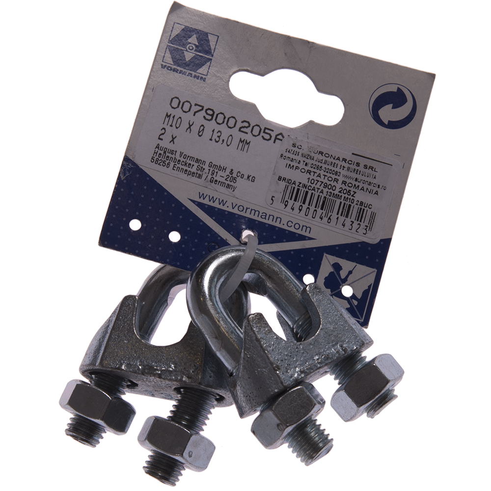 Oferte la Brinda zincata, 13/M10 mm, 2 BUC