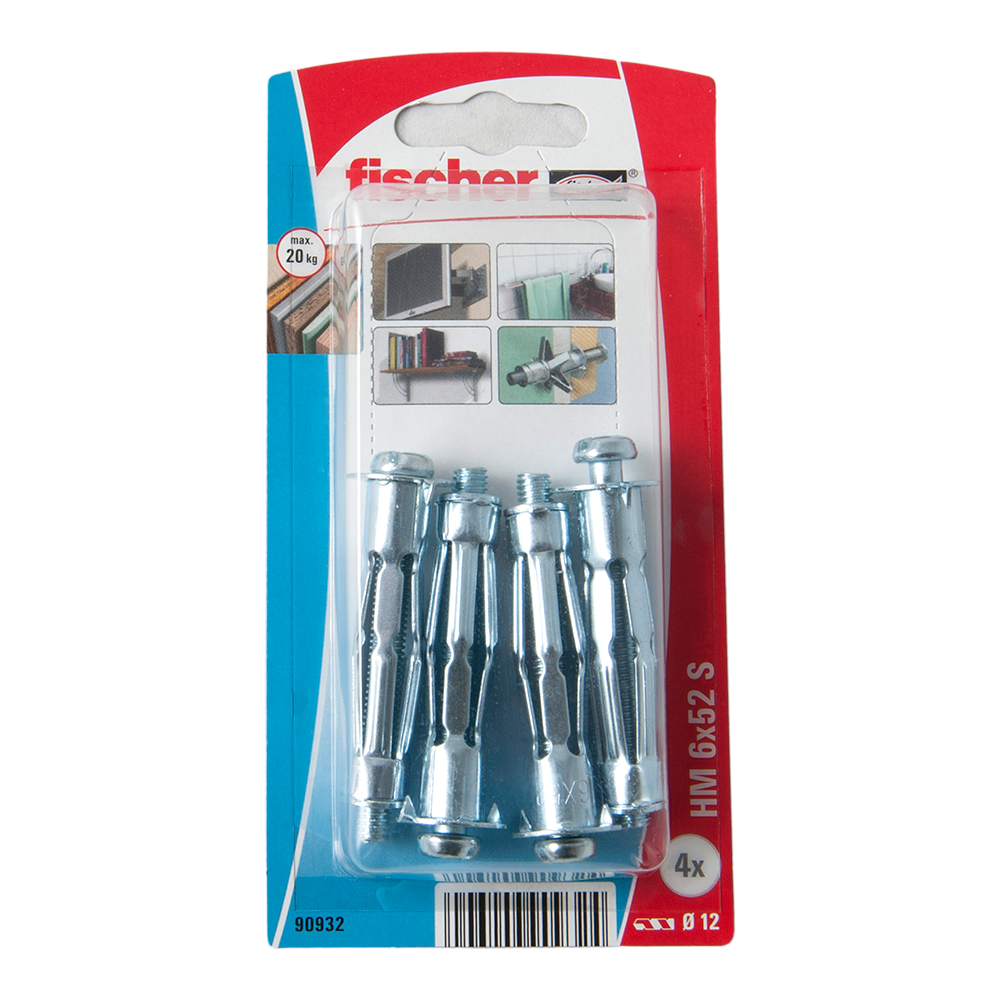Oferte la Diblu din metal cu surub, Fischer HM, 6 x 52 mm, 6 x 60 mm, 4 buc