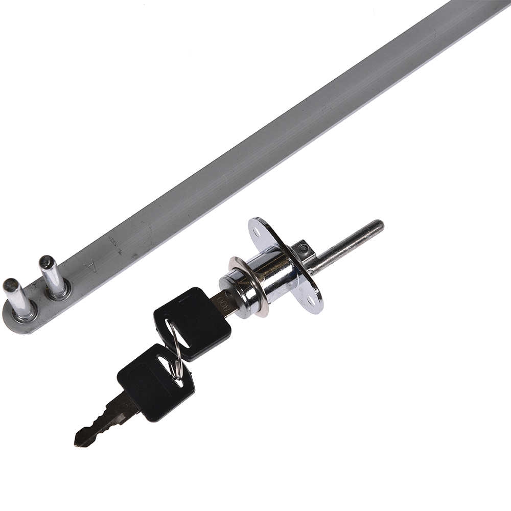 Oferte la Incuietoare centralizata pentru sertare, montaj frontal, otel cromat, L 600 mm
