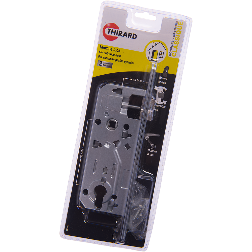 Oferte la Broasca incastrata cu orificiu pentru cilindru, otel zincat, 40 x 90 mm